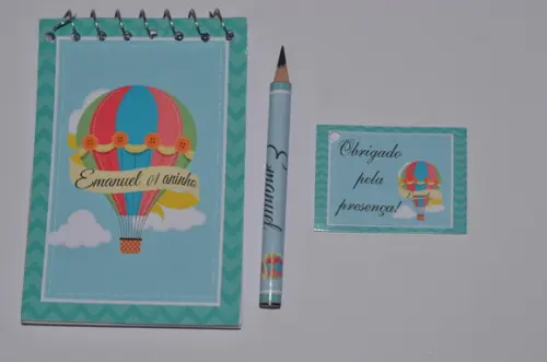 Bloquinho Personalizado com Lápis