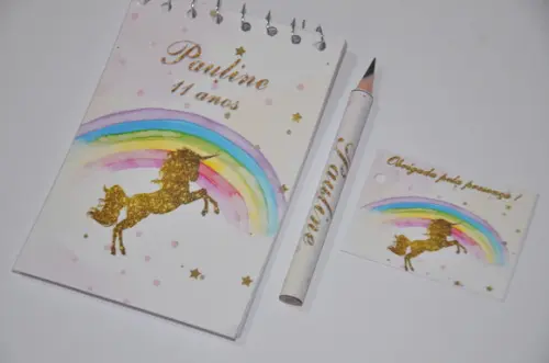 Bloquinho Personalizado com Lápis