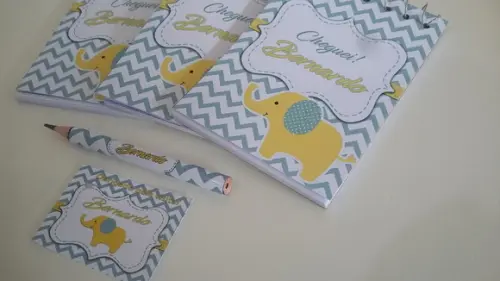 Bloquinho Personalizado com Lápis