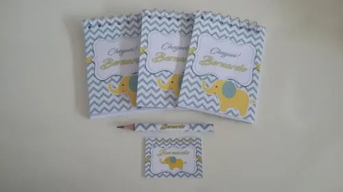 Bloquinho Personalizado com Lápis