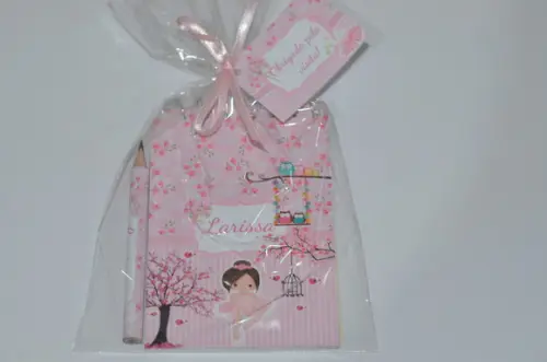 Bloquinho Personalizado com Lápis Bailarina