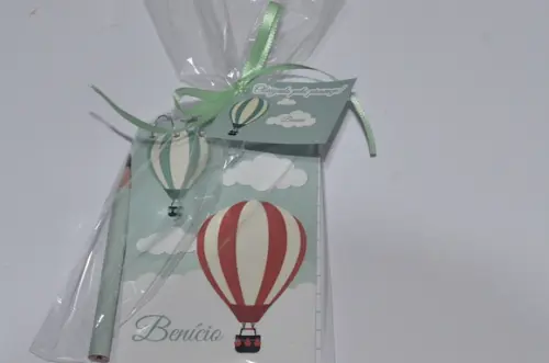 Bloquinho Personalizado com Lápis Balão