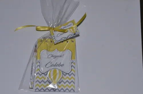 Bloquinho Personalizado com Lápis Balão Chevron