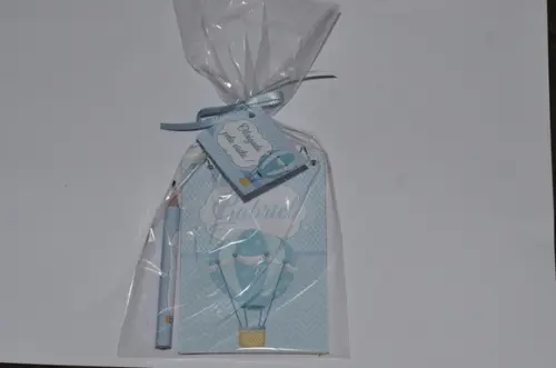Bloquinho Personalizado com Lápis Balão Chevron
