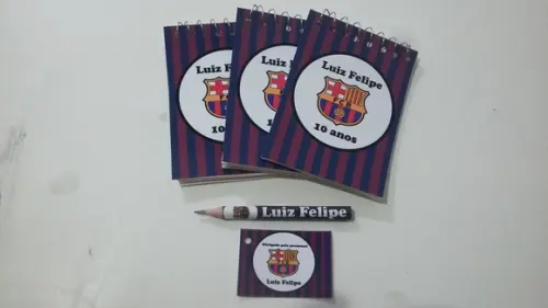 Bloquinho Personalizado com Lápis Barcelona