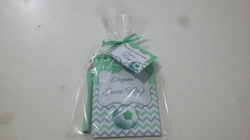Bloquinho Personalizado com Lápis Bola