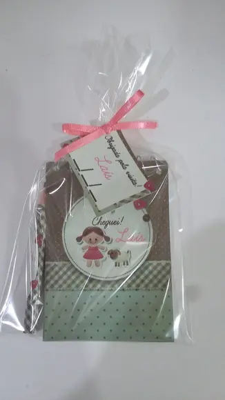Bloquinho Personalizado com Lápis Boneca
