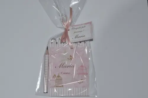 Bloquinho Personalizado com Lápis Borboleta