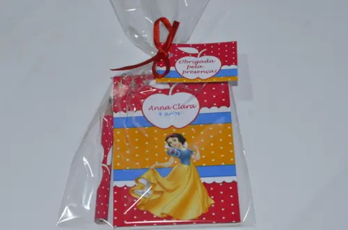 Bloquinho Personalizado com Lápis Branca de Neve