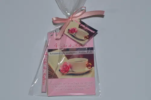Bloquinho Personalizado com Lápis Chá de Mulheres