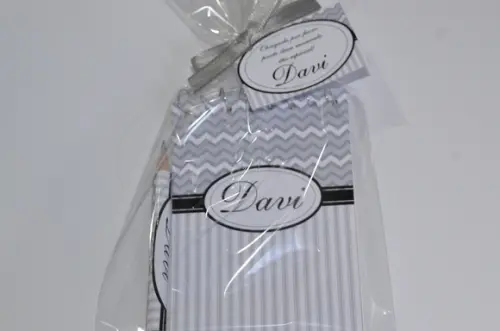 Bloquinho Personalizado com Lápis Chevron