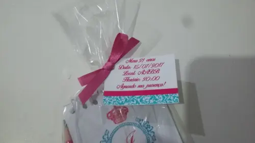 Bloquinho Personalizado com Lápis Convite