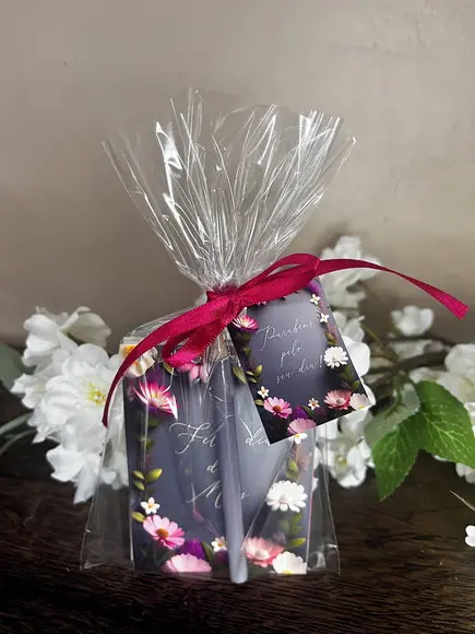 Bloquinho Personalizado com Lápis Dia das Mães
