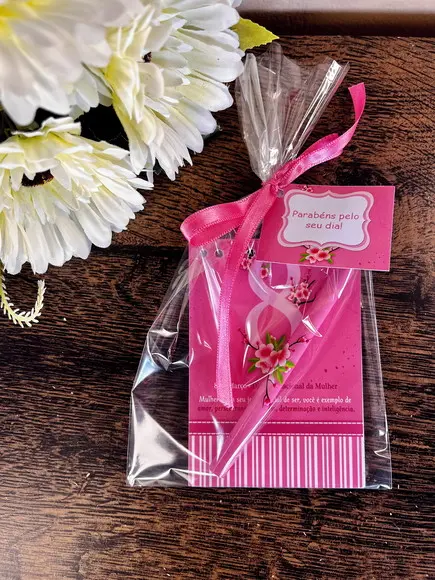 Bloquinho Personalizado com Lápis Dia das Mulheres
