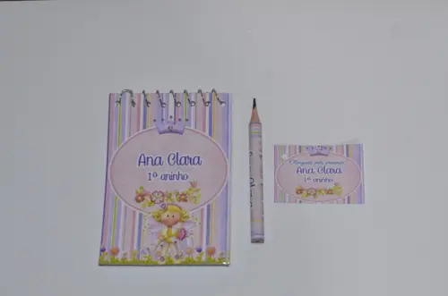 Bloquinho Personalizado com Lápis Fada