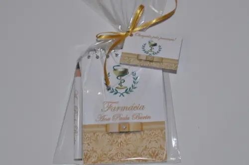Bloquinho Personalizado com Lápis Farmácia