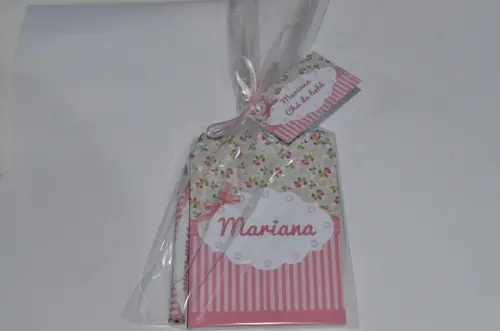 Bloquinho Personalizado com Lápis Floral