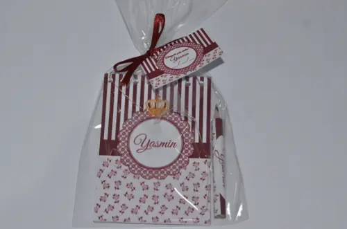 Bloquinho Personalizado com Lápis Floral