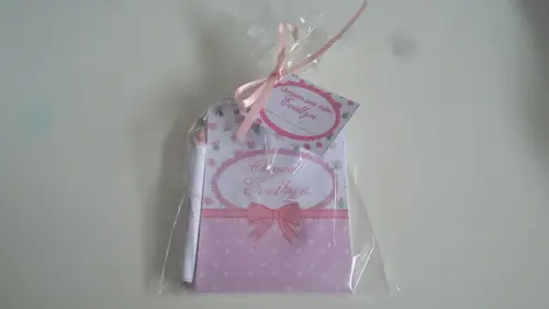 Bloquinho Personalizado com Lápis Floral