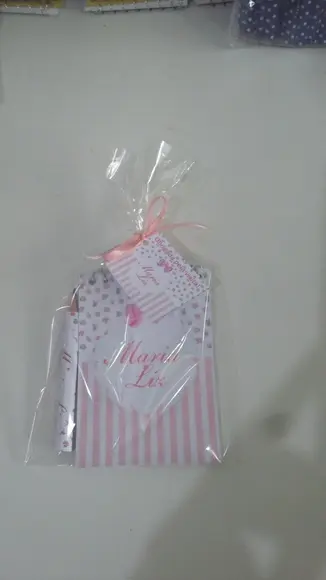Bloquinho Personalizado com Lápis Floral