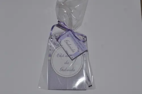 Bloquinho Personalizado com Lápis Floral Lilas
