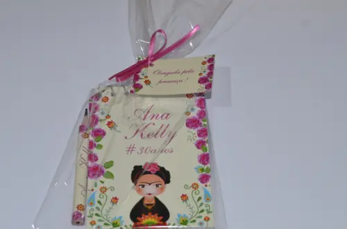 Bloquinho Personalizado com Lápis Frida