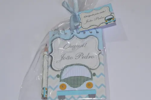 Bloquinho Personalizado com Lápis Fusca