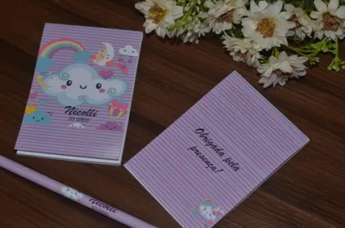Bloquinho Personalizado com Lapis Grande