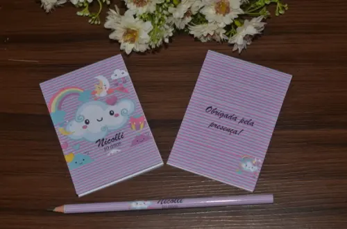 Bloquinho Personalizado com Lapis Grande