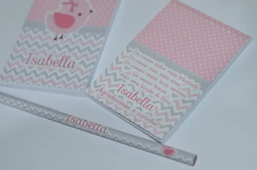 Bloquinho Personalizado com Lápis Grande