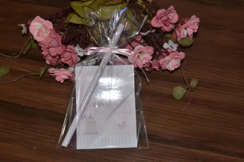 Bloquinho Personalizado com Lápis Grande Borboleta