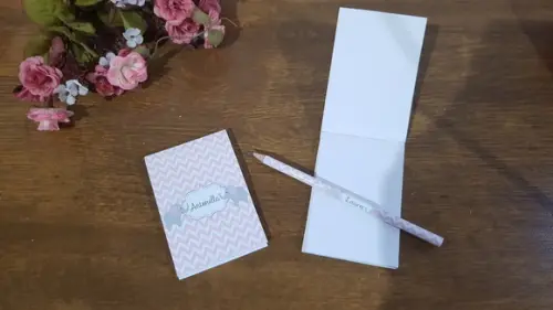 Bloquinho Personalizado com Lápis Grande Elefante