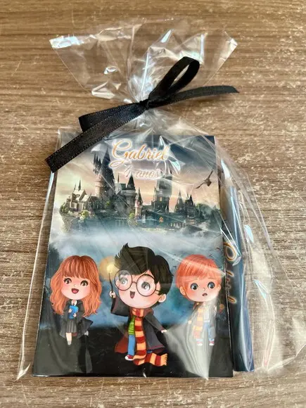 Bloquinho Personalizado com Lápis Harry Potter