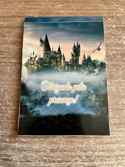 Bloquinho Personalizado com Lápis Harry Potter