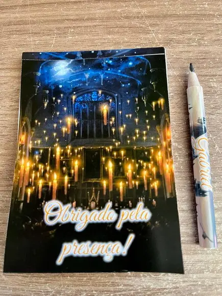 Bloquinho Personalizado com Lápis Harry Potter Cute