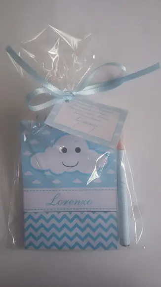 Bloquinho Personalizado com Lápis Nuvem