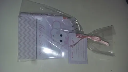 Bloquinho Personalizado com Lápis Nuvem Chevron