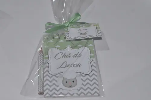 Bloquinho Personalizado com Lápis Ovelhinha