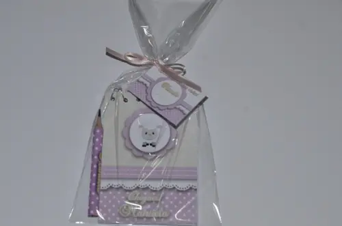 Bloquinho Personalizado com Lápis Ovelhinha