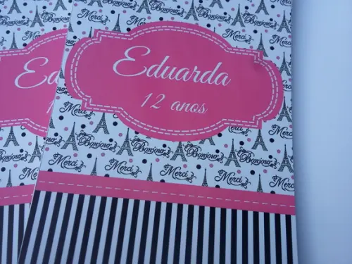 Bloquinho Personalizado com Lápis Paris