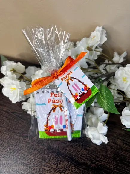 Bloquinho Personalizado com Lápis Páscoa