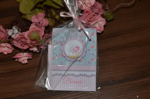 Bloquinho Personalizado com Lápis Passarinho