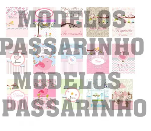 Bloquinho Personalizado com Lápis Passarinho