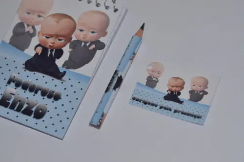 Bloquinho Personalizado com Lápis Poderoso Chefinho
