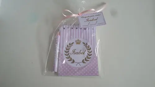 Bloquinho Personalizado com Lápis Principe