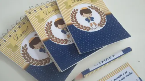 Bloquinho Personalizado com Lápis Principe