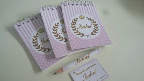 Bloquinho Personalizado com Lápis Principe