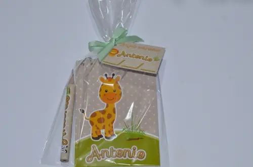 Bloquinho Personalizado com Lápis Safari