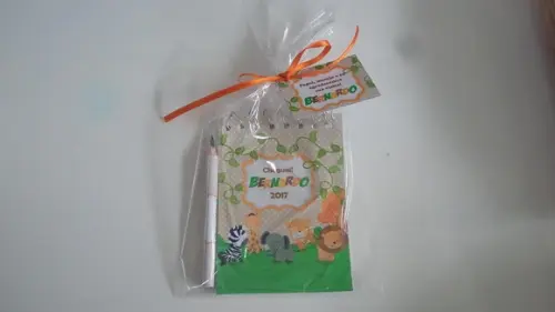 Bloquinho Personalizado com Lápis Safari