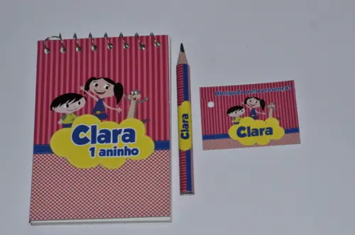 Bloquinho Personalizado com Lápis Show da Luna